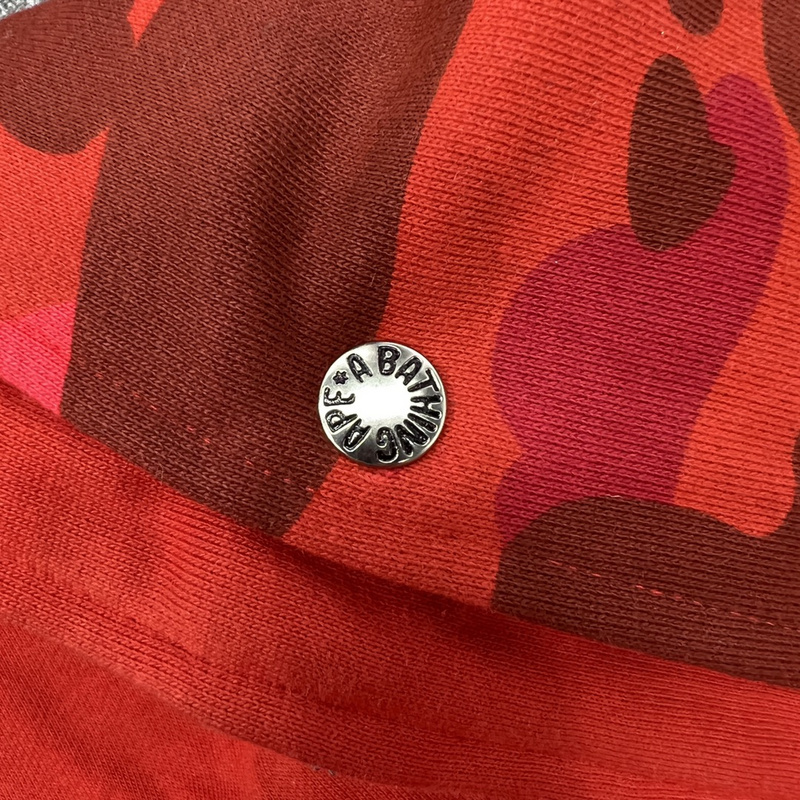 Худи A Bathing Ape Shark Hood "Red" фото № 2