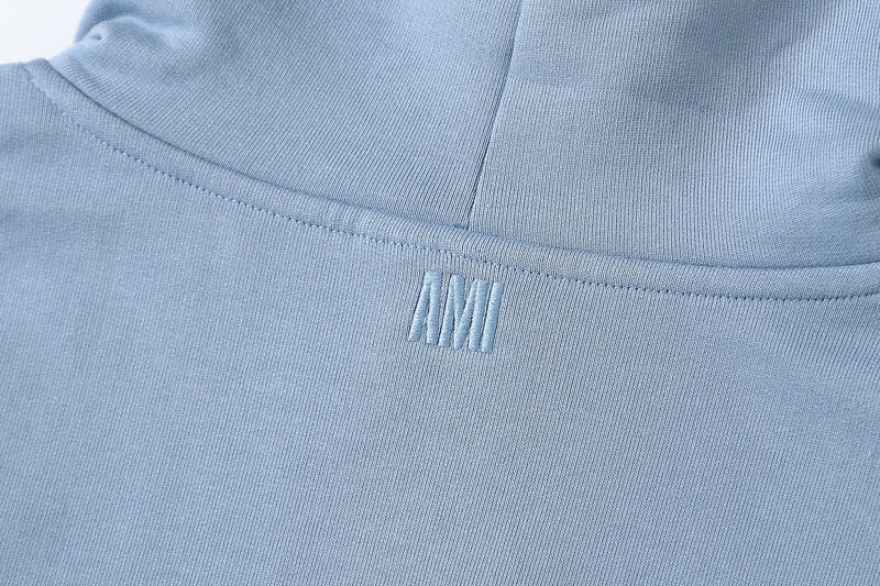 Худи Amiri With A Small Heart Logo "Blue" фото № 7