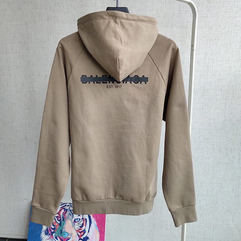 Худи Balenciaga Crossed Out "Brown" фото № 2