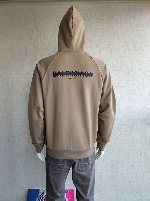 Худи Balenciaga Crossed Out "Brown" фото № 6