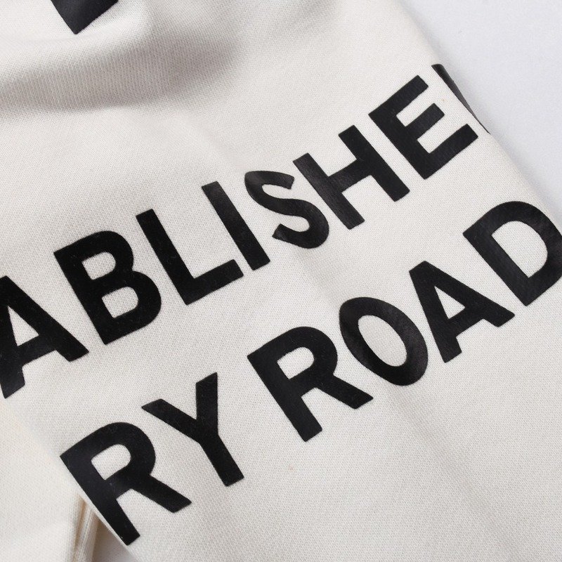 Худи Burberry Text On The Chest And Sleeve "White" фото № 5