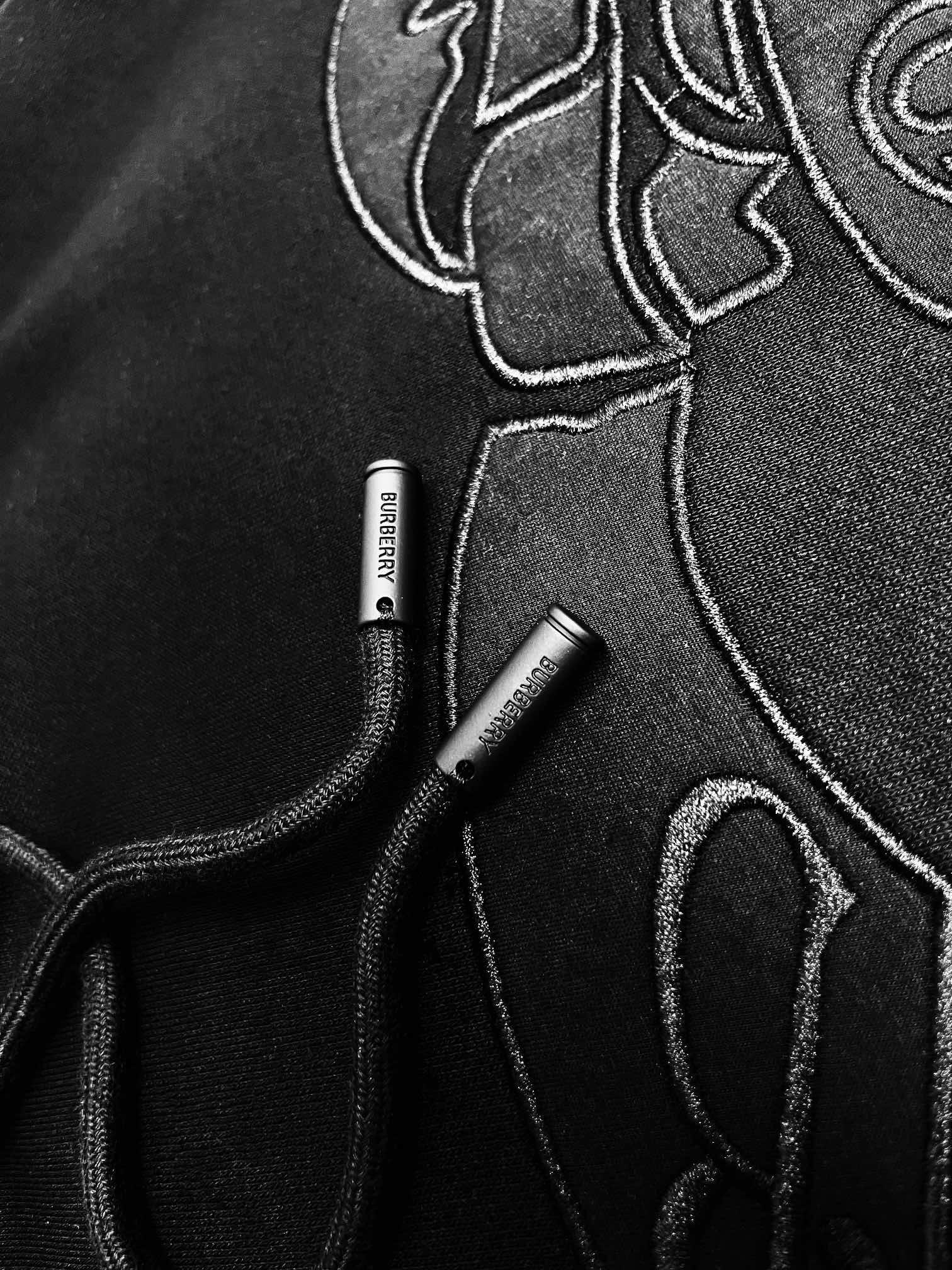 Худи Burberry Frontside Black Print Warrior And Horse Prorsum "Black" фото № 4