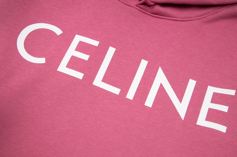 Худи Celine Large Inscription "Pink" фото № 5