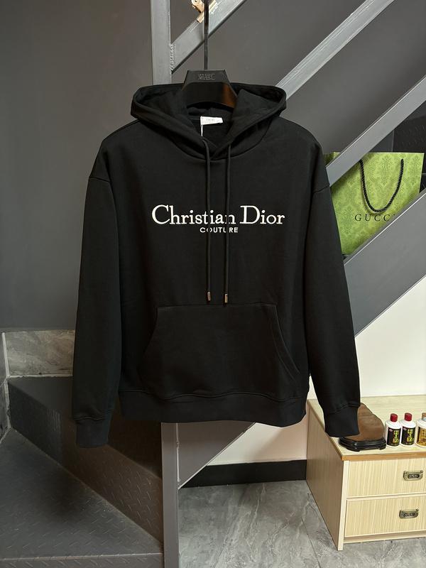 Худи Christian Dior Frontside Contrast Central Logo Couture "Black" фото № 2