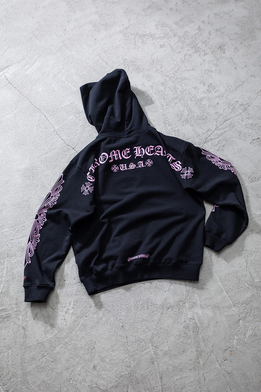 Худи Chrome Hearts Ornament Print "Black" фото № 2