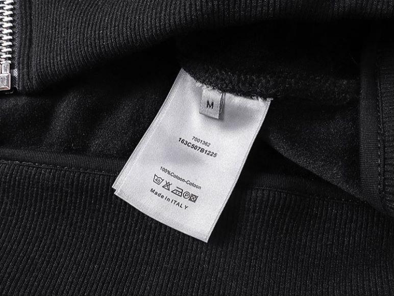 Толстовка Dior Couble Wie "Black" фото № 4