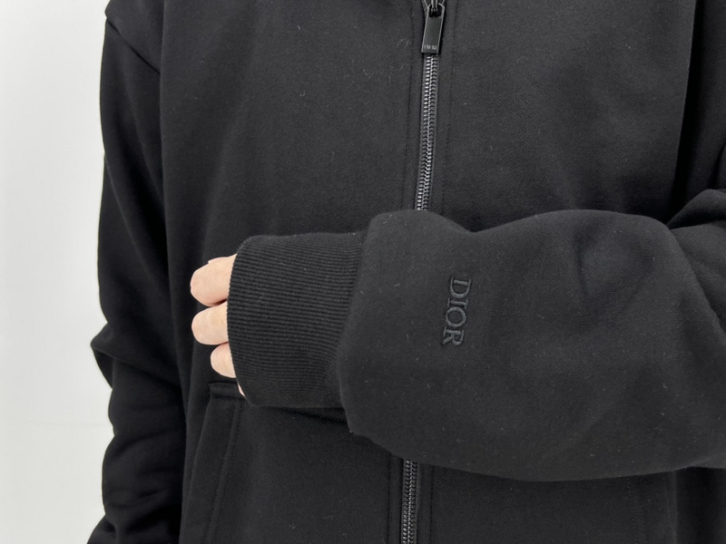 Худи Dior Monochrome ZIP "Black" фото № 2