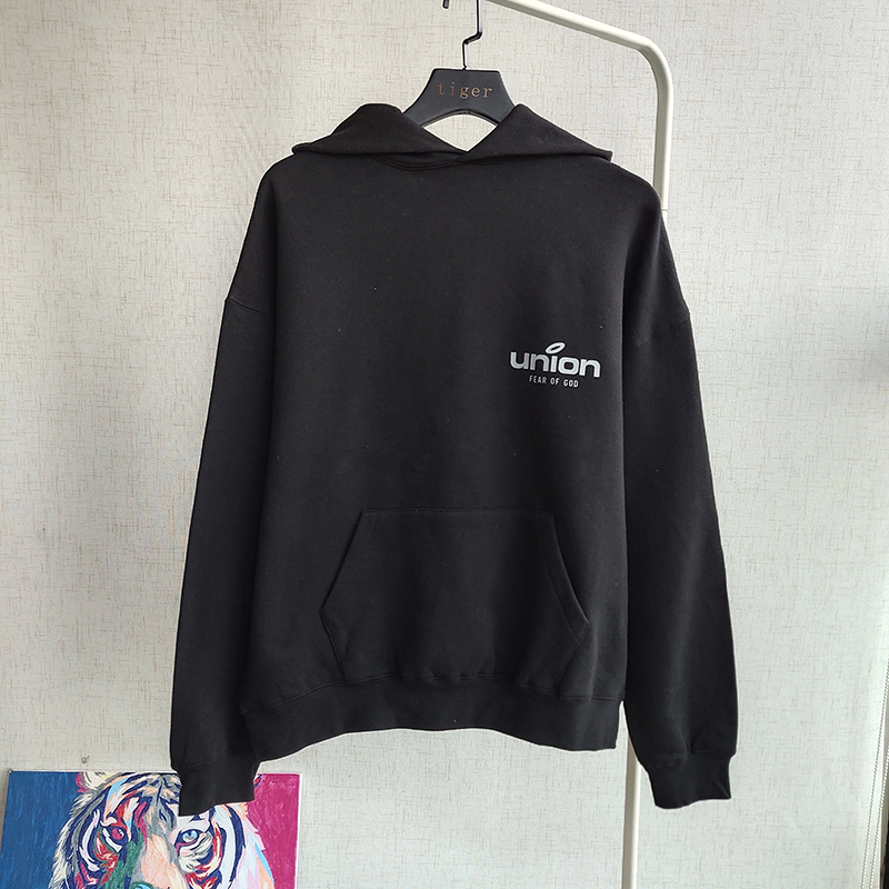 Худи Fear Of God Company Logo "Black" фото № 2