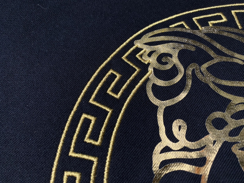 Худи Fendi X Versace Golden Logo "Black" фото № 2