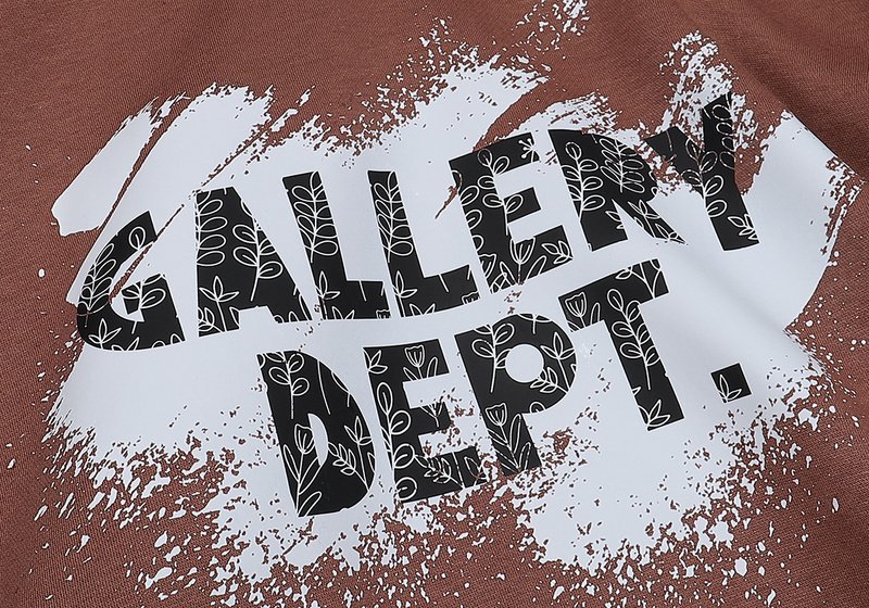 Худи Gallery Dept Logo Letters With Petals "Brown" фото № 7
