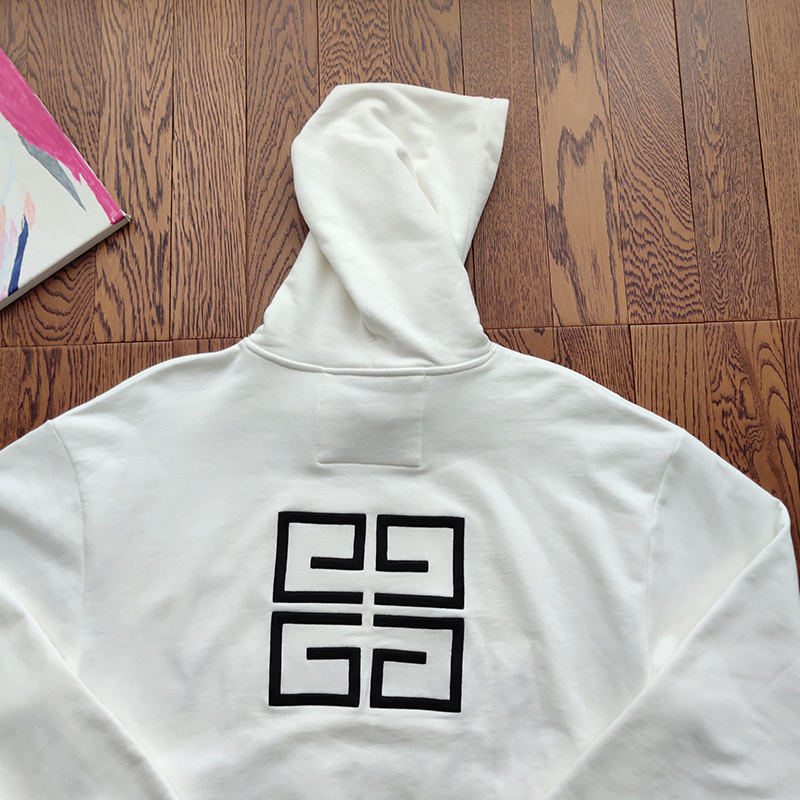 Худи Givenchy With The Inscription Of Brand Name "White" фото № 3