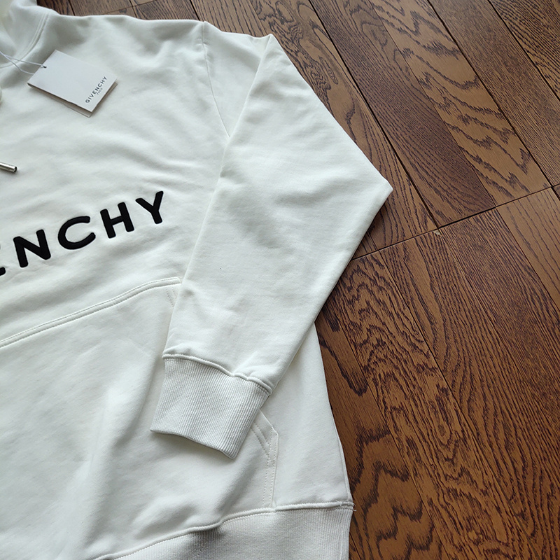 Худи Givenchy With The Inscription Of Brand Name "White" фото № 9