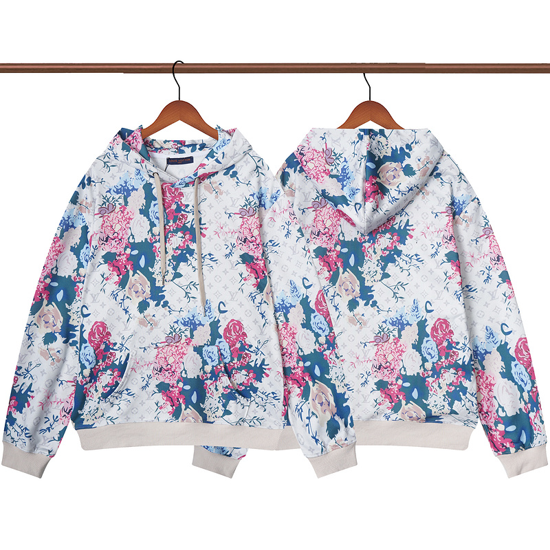 Худи Louis Vuitton Floral Style "White" фото № 8