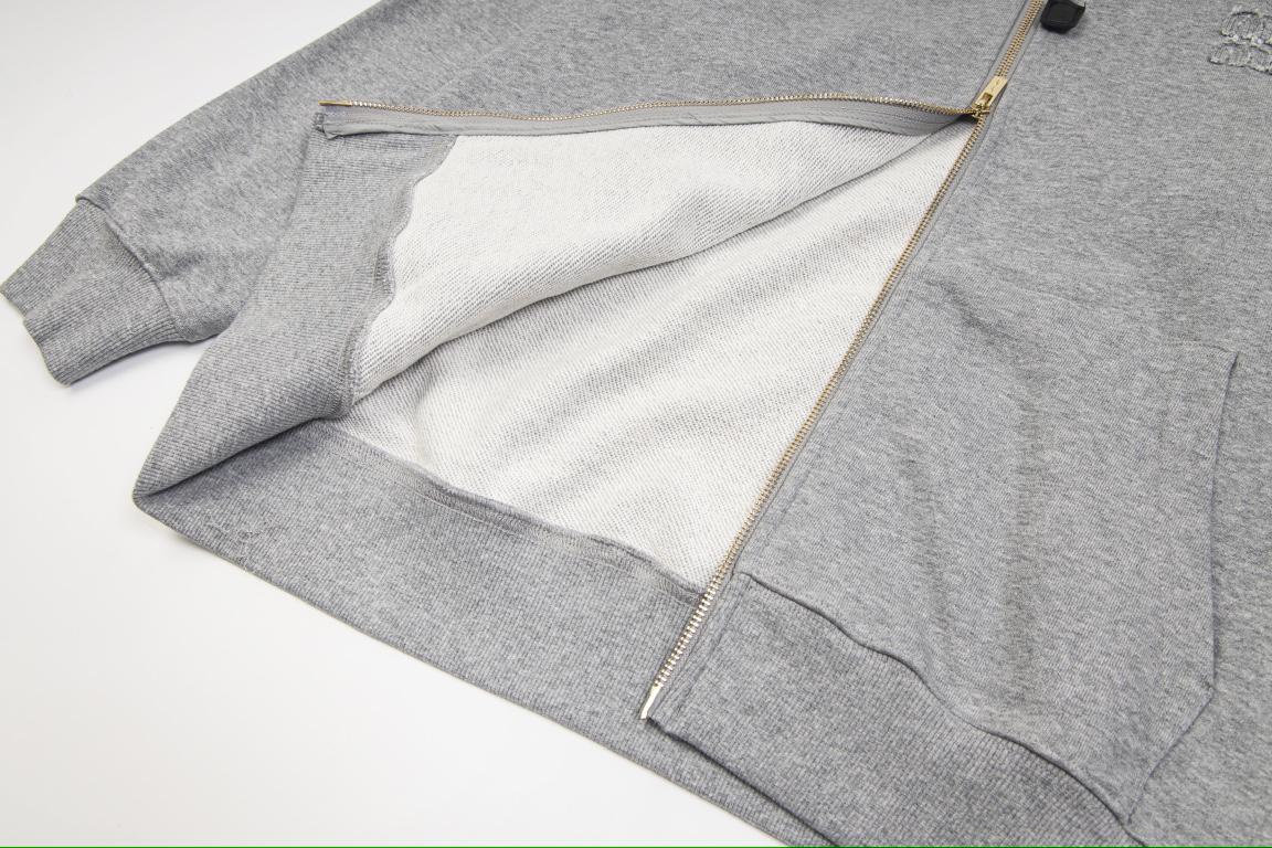 Худи Miu Miu Frontside Gray Clear Logo Miu Miu "Gray" фото № 6