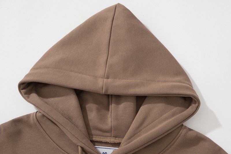 Худи Off White With Gray Diagonal Stripes "Brown" фото № 4