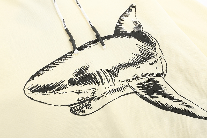 Худи Palm Angels Shark "Beige" фото № 4