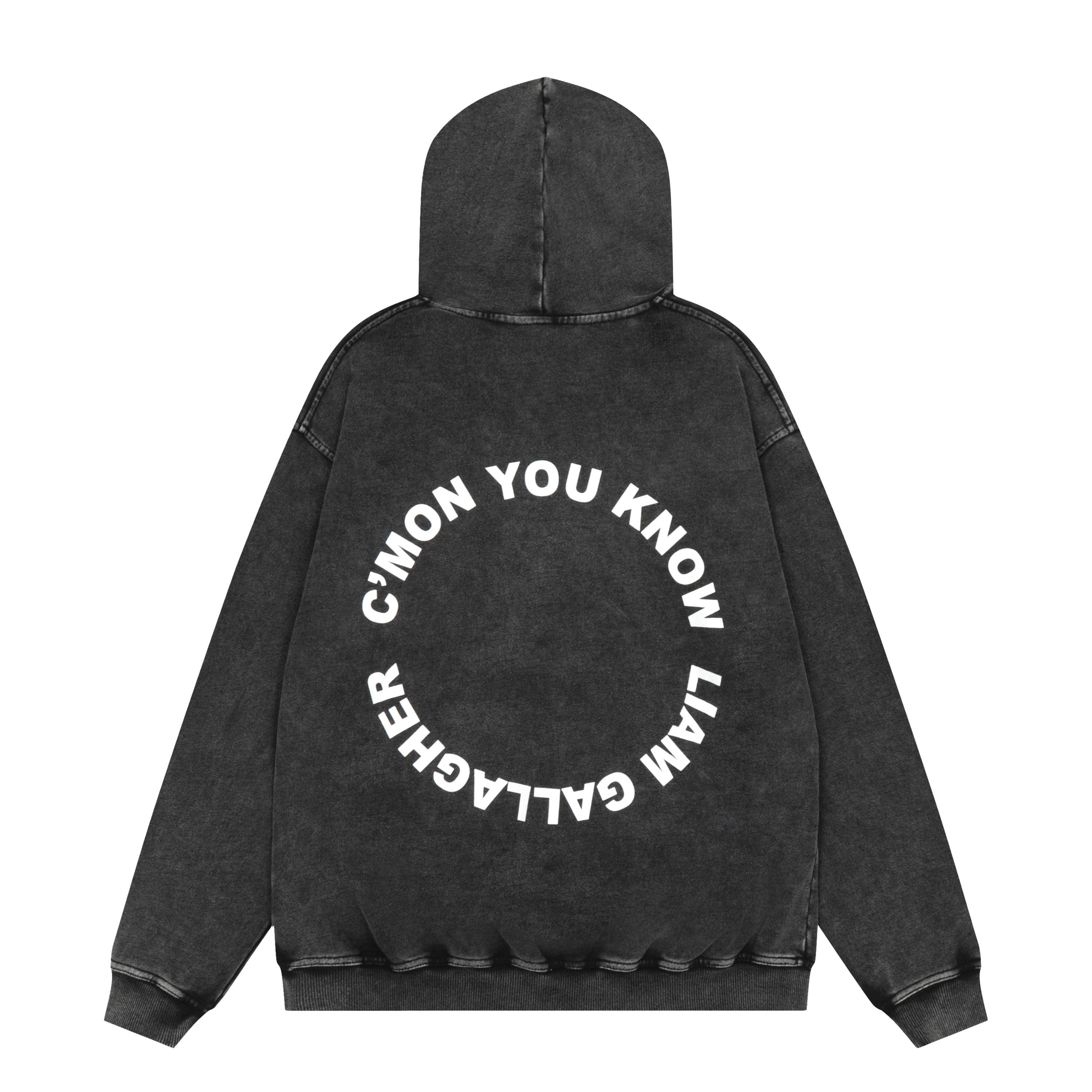 Худи Represent Cmon You Know Liam Gallagher "Gray" фото № 2