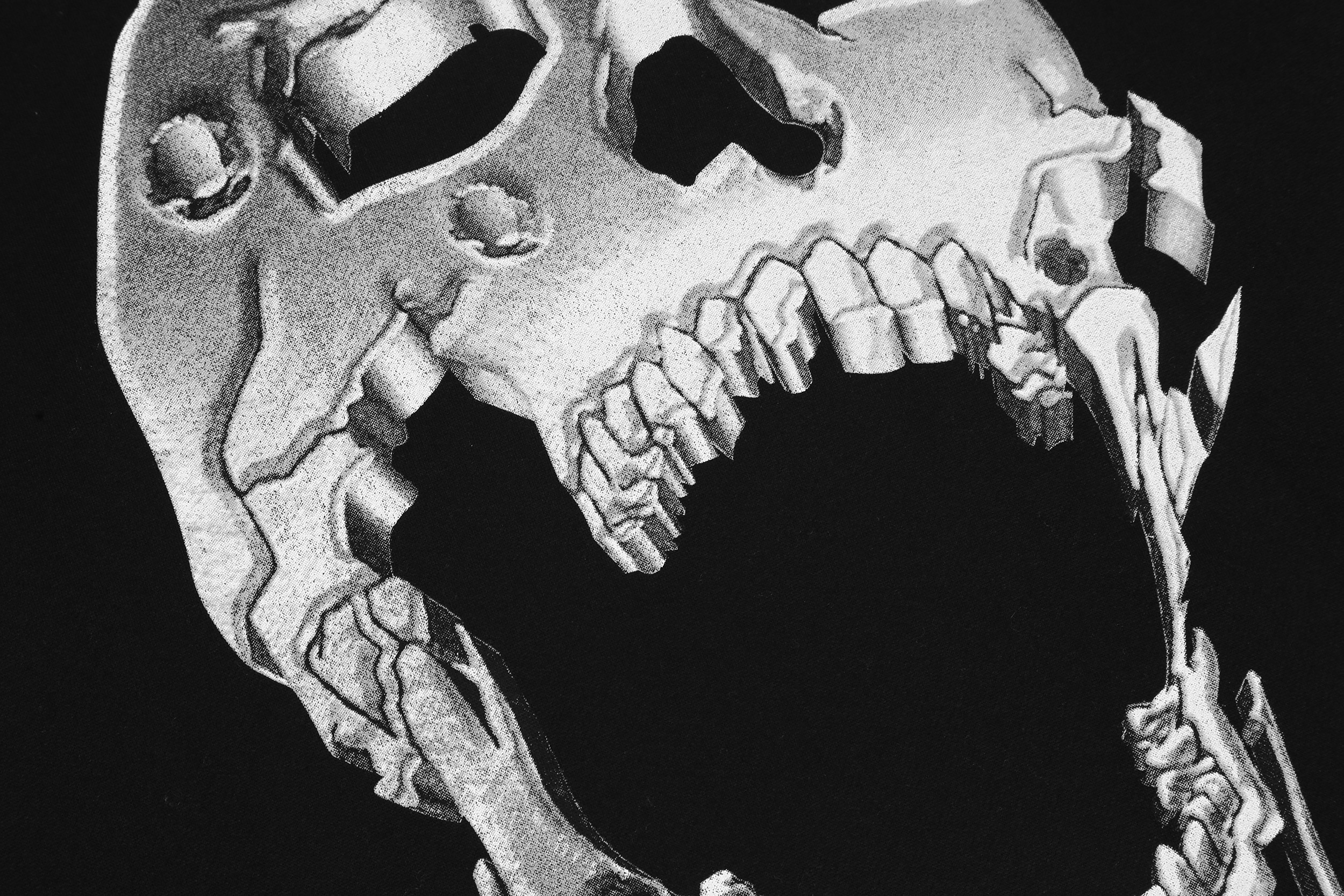 Худи Revenge Metal Skull Scream "Black" фото № 6