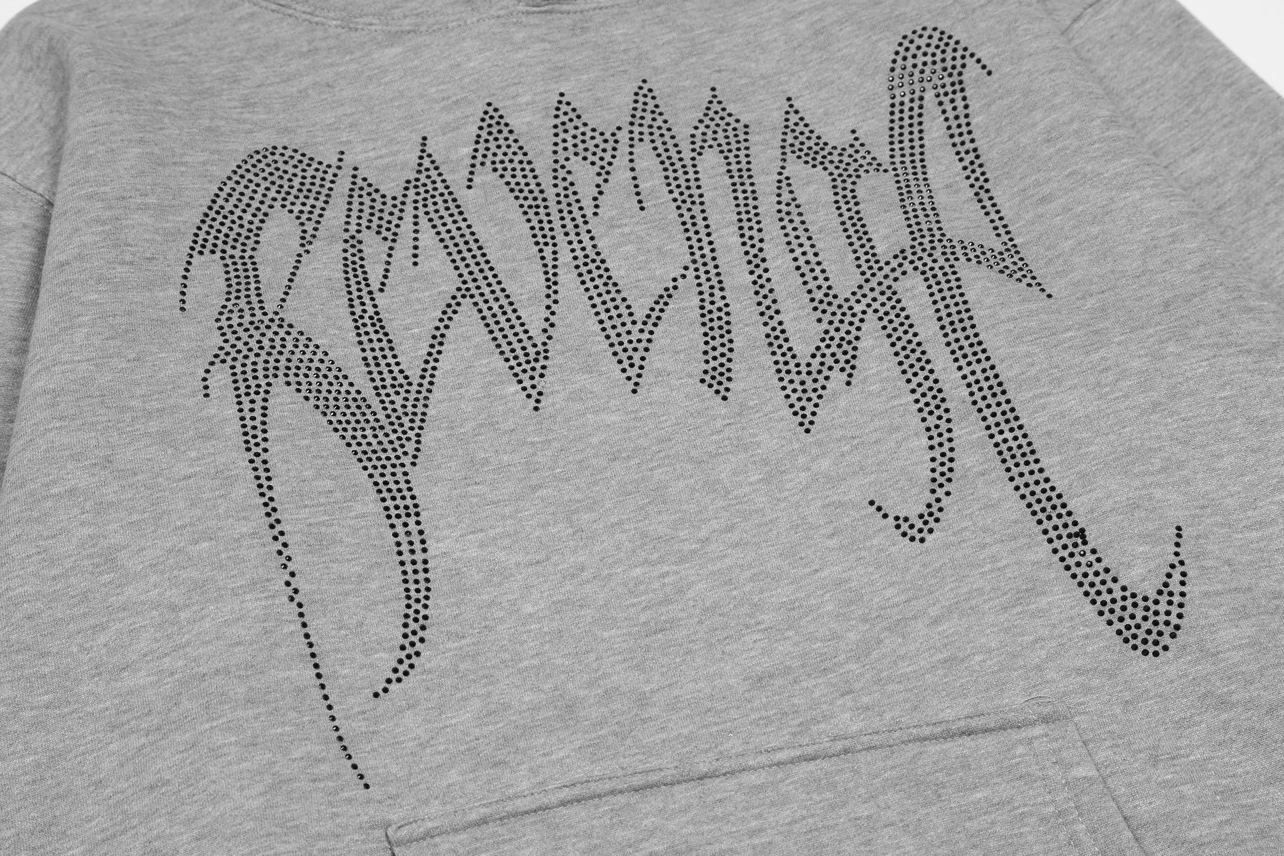 Худи Revenge Small Black Dots "Gray" фото № 6