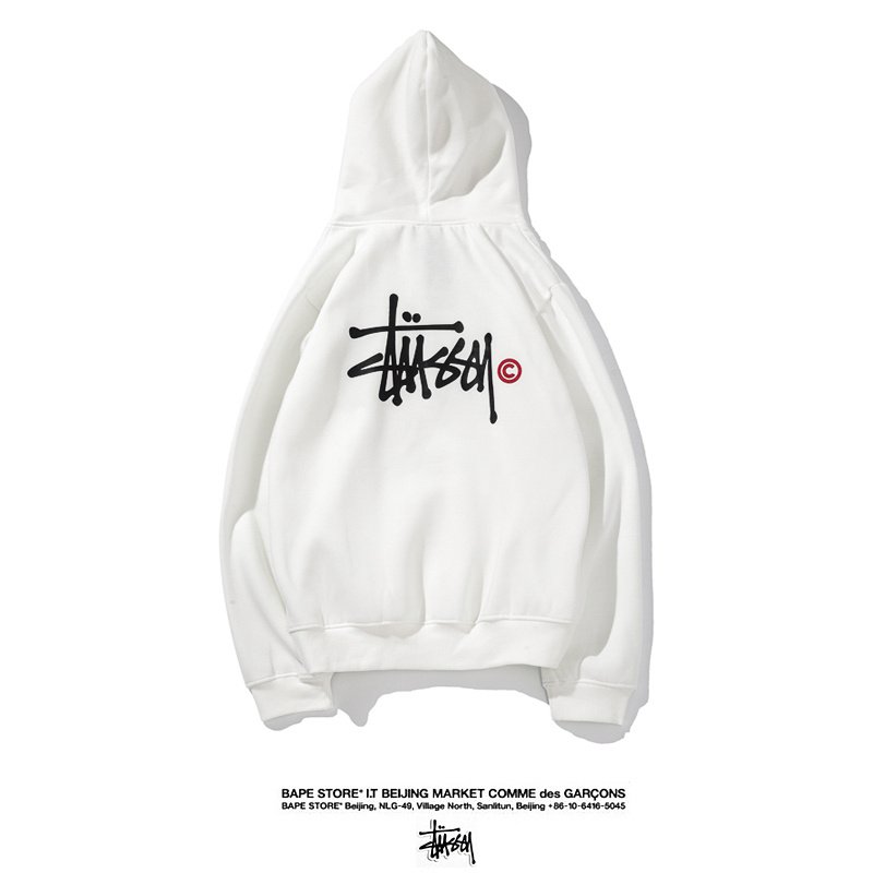 Худи Stussy Logo "White" фото № 5