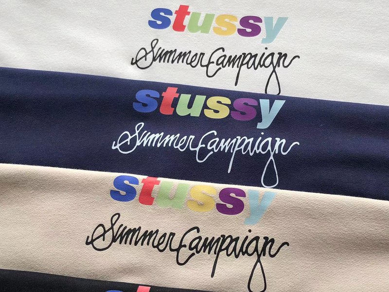 Худи Stussy Multicolor Embroidered Logo And Lettering Summer Campaign "White" фото № 4