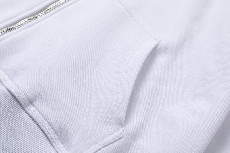 Худи Stussy With Logo Brand ZIP "White" фото № 4