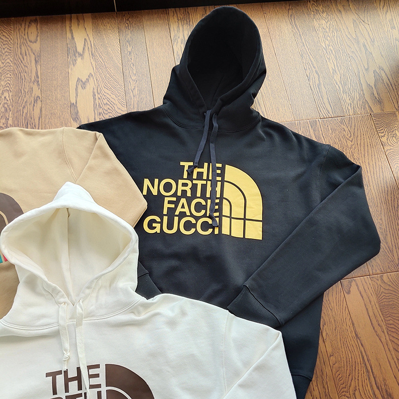 Худи The North Face X Gucci With Brand Logo "Brown" фото № 5