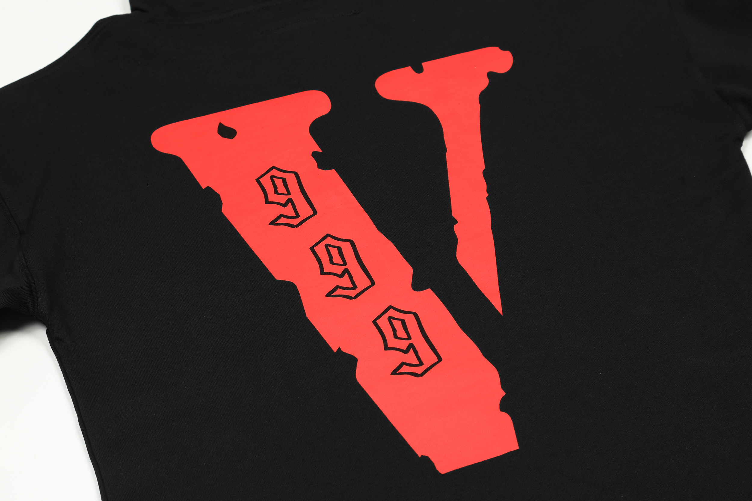 Худи Vlone Smile V999 Two-Faces "Black" фото № 3