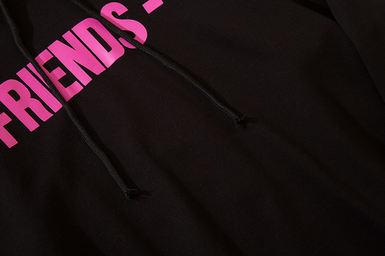 Худи Vlone With The Inscription Friends And Logo "Black" фото № 6