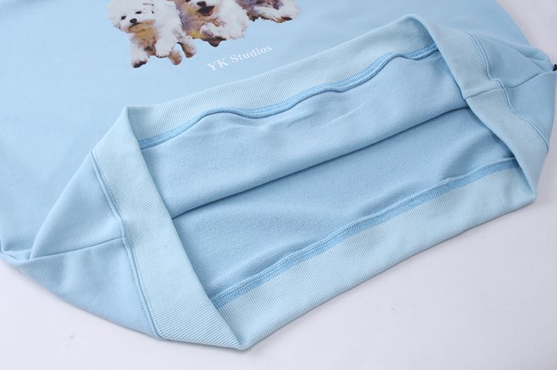 Худи Wai Kei Three Dogs Maltese Archive "Light Blue" фото № 4