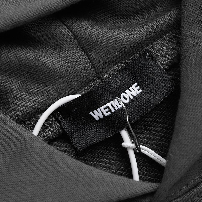 Худи We11done With Text Logo - Print "Gray" фото № 6