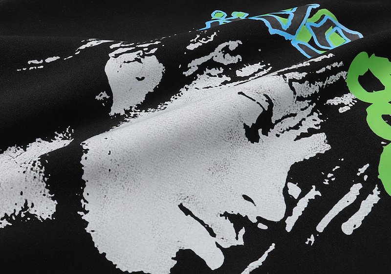 Худи Juice Wrld Sp5der 55555 With Logo "Black" фото № 8