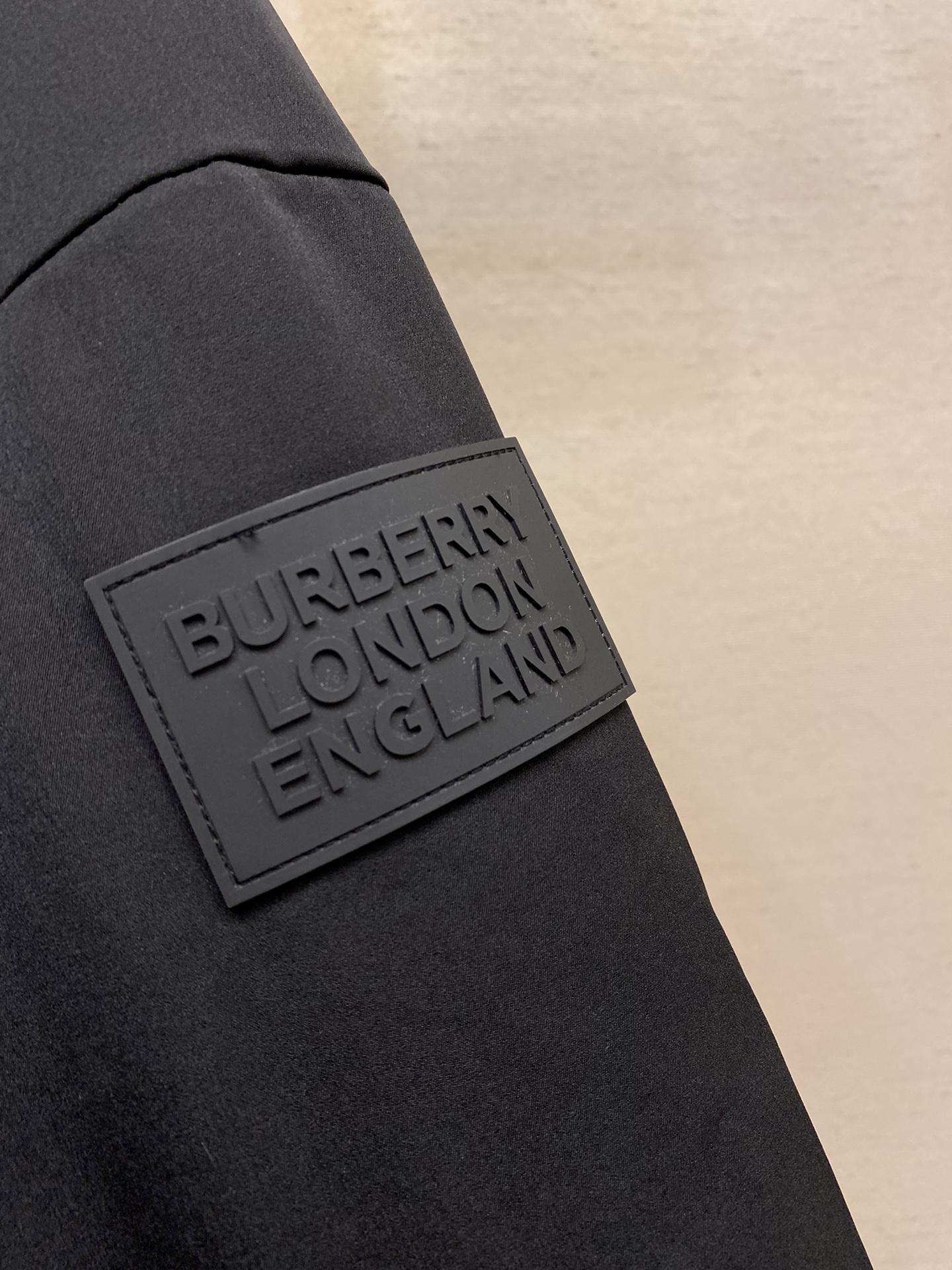 Куртка Burberry Black Stripe On The Sleeve England London "Black" фото № 3