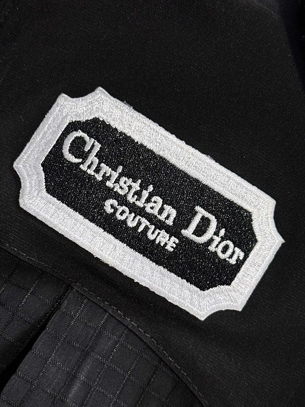 Куртка Christian Dior White Logo Couture "Black" фото № 5