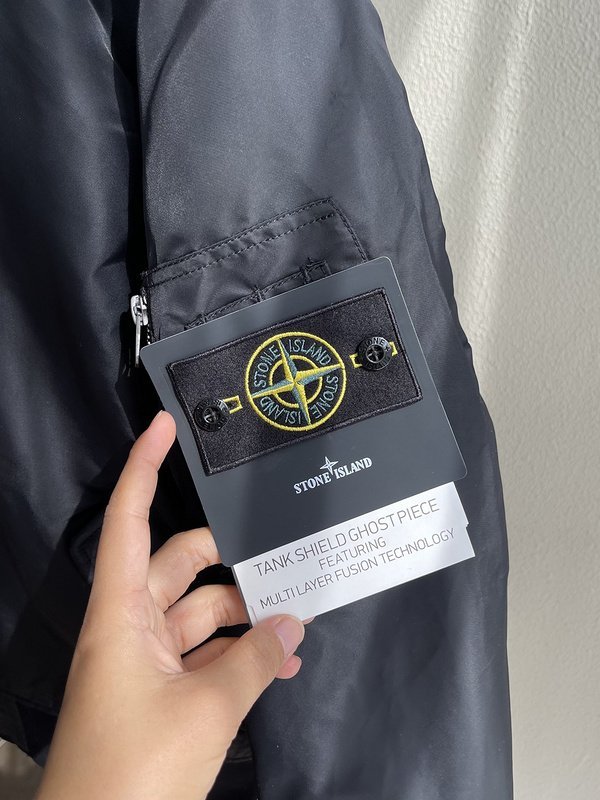 Ветровка Stone Island Paper Instruction "Black" фото № 6