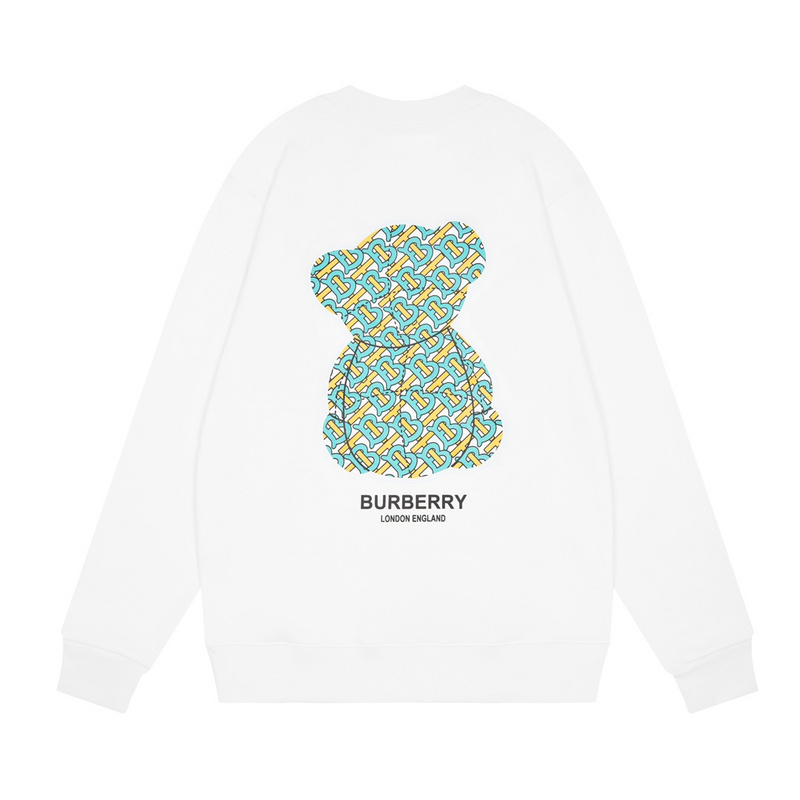 Лонгслив Burberry Branded Bear "White" фото № 7