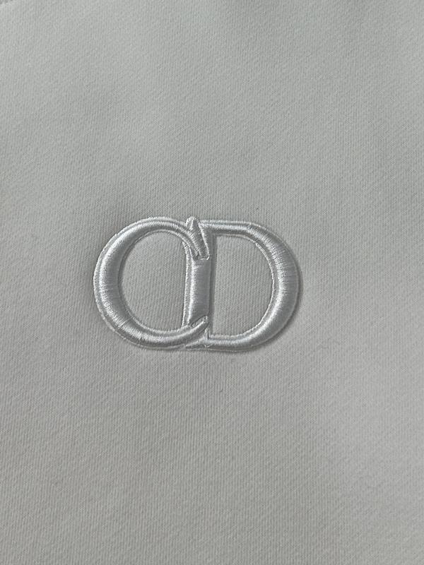 Лонгслив Christian Dior Clear Frontside Logo CD "White" фото № 3