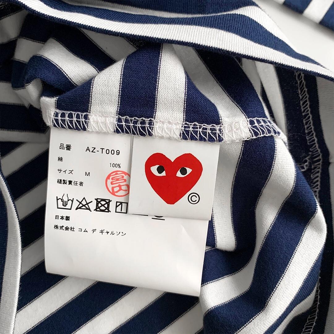 Лонгслив Comme des Garçons Play Medium Red Heart "Navy Blue" фото № 7