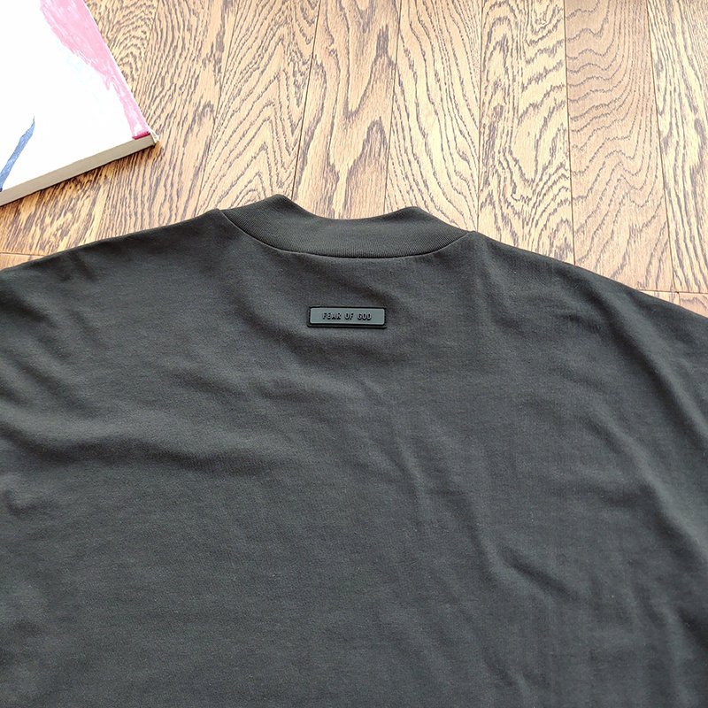 Лонгслив Fear Of God With Logo Brand "Black" фото № 3