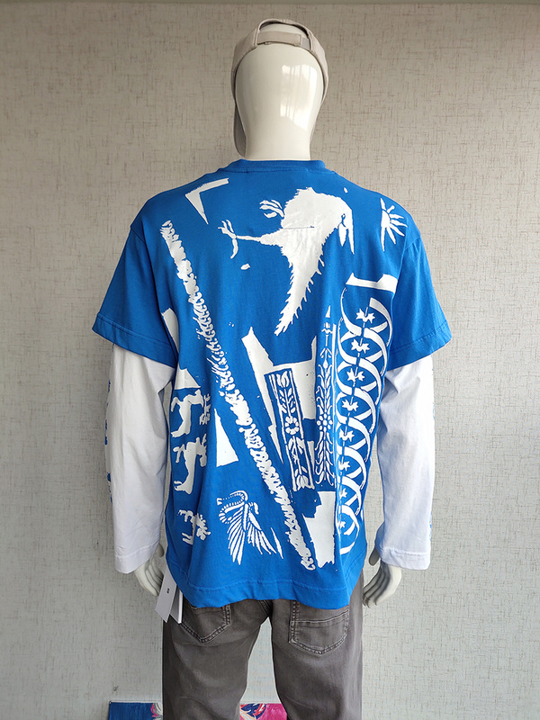 Лонгслив Givenchy Interesting Bird "Blue/White" фото № 7