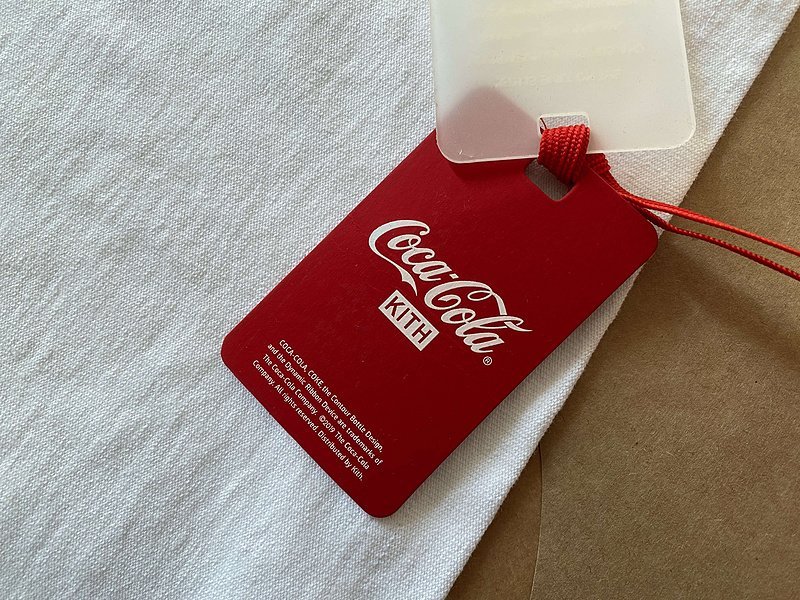 Лонгслив Kith Big Inscription Coca Cola And Front Pocket "White" фото № 8