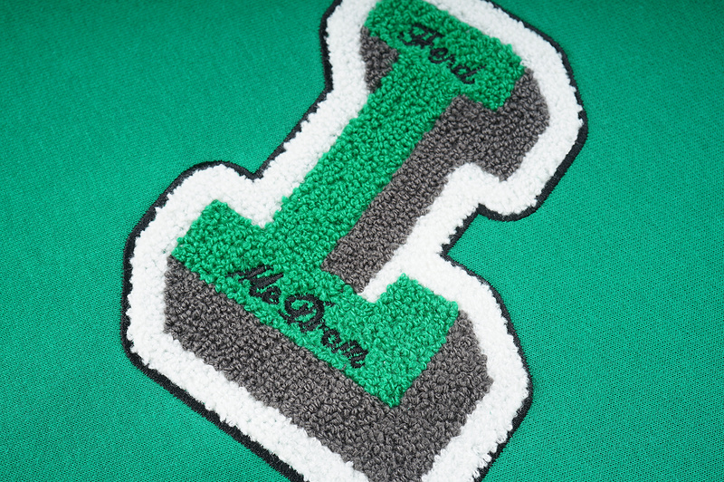 Лонгслив Louis Vuitton Large Letters LV "Green" фото № 2