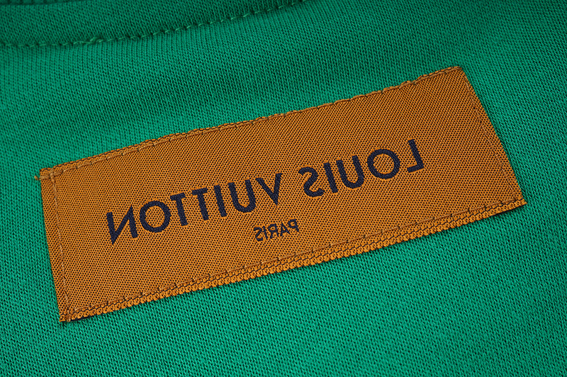 Лонгслив Louis Vuitton Large Letters LV "Green" фото № 5