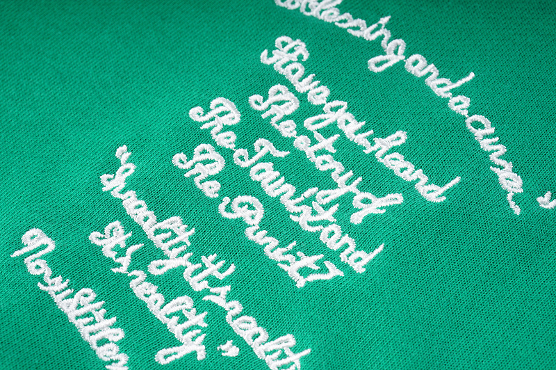 Лонгслив Louis Vuitton Large Letters LV "Green" фото № 8