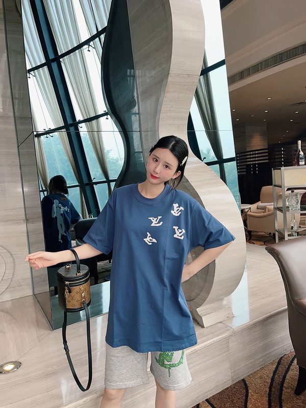 Футболка Louis Vuitton Jazz Trumpeter "Blue" фото № 4