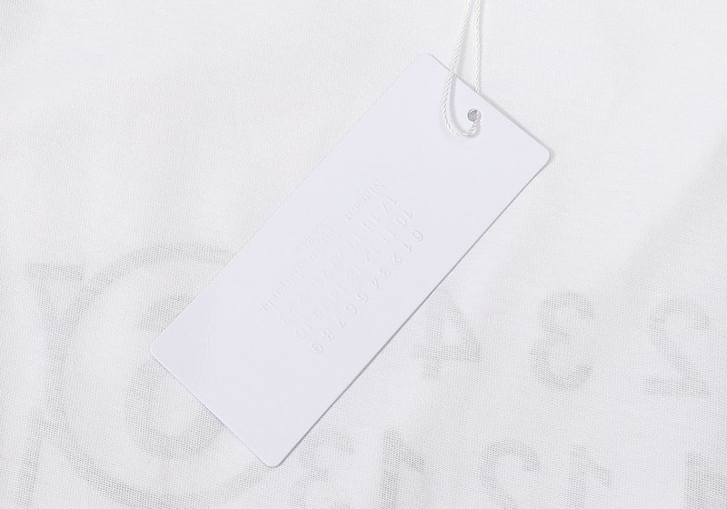 Лонгслив MM6 Long Sleeves Numbers "White" фото № 4