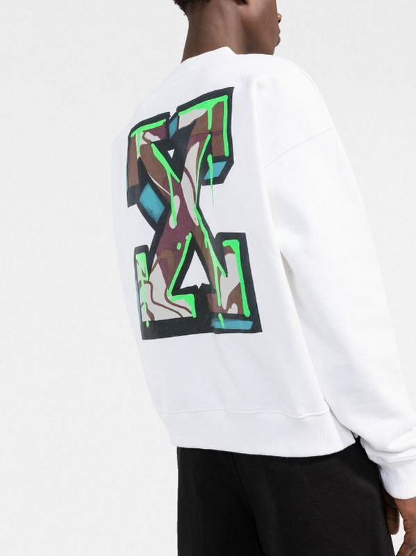 Лонгслив Off White Crossed Arrows "White" фото № 4