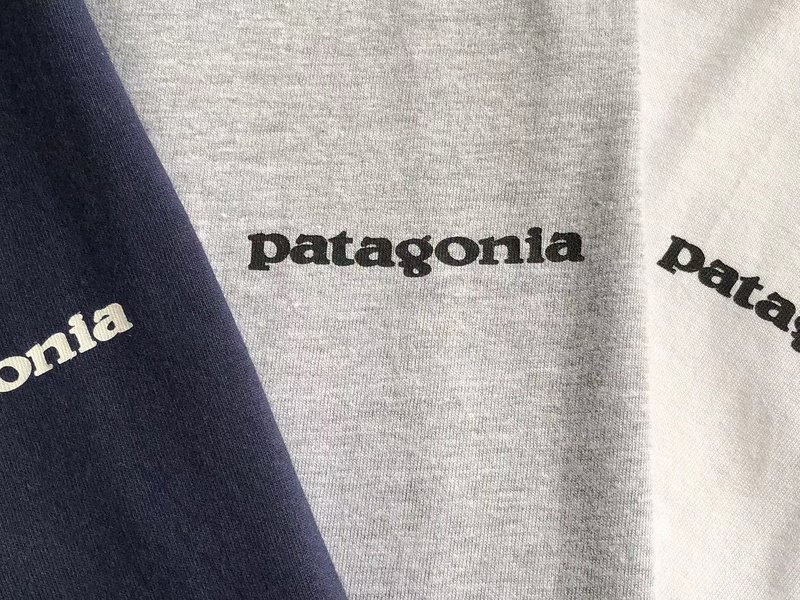 Лонгслив Patagonia Mountain Landscape Back Print "Gray" фото № 3