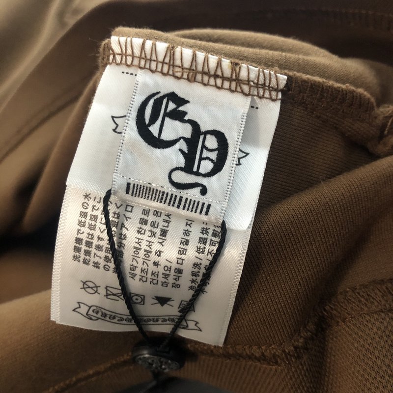 Поло Chrome Hearts With Fabric Logo "Brown" фото № 6