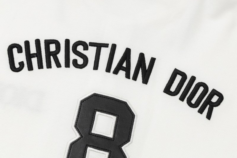 Поло Dior Number 8 Sports Style "White" фото № 8